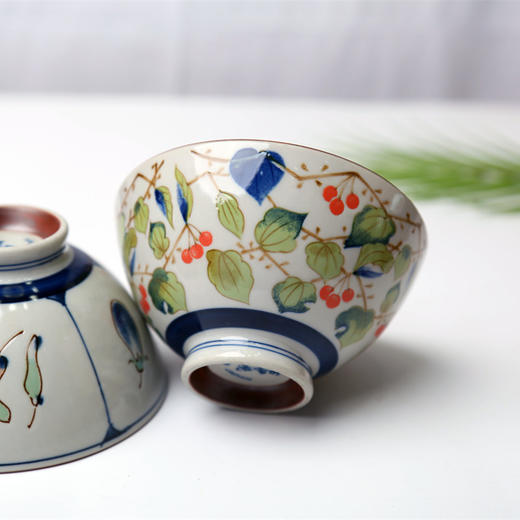 日本碗原装进口家用创意日式网红陶瓷红樱桃饭碗小碗单个精致餐具 商品图3