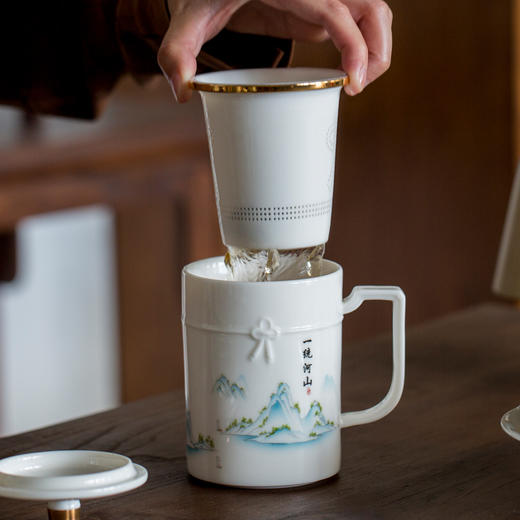 一统河山茶漏杯 商品图3