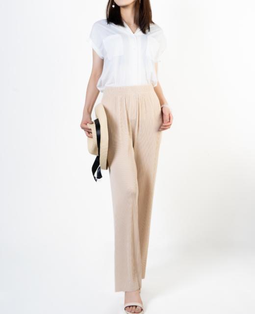 【2月11日起按订单先后顺序发货】ADALOOK三宅醋酸空气裤【100%美国进口NAIA醋酸面料 】【ISSEY MIYAKE奢品同款】【藏肉显瘦 秒变大长腿】 商品图6