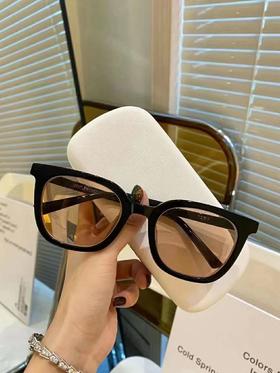 客配 GM TOMY 黑框+茶色片参考度数 725/650度