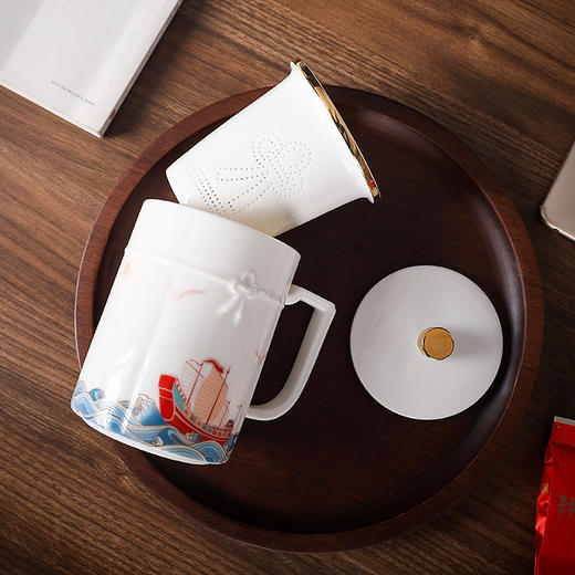 四海升平茶漏杯 商品图5