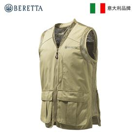 意大利 BERETTA Wildtrail Pro猎人马甲沙色休闲户外运动EUROHUTON