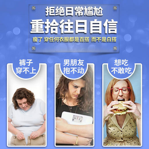 【镇店之宝】OTC认证排油减脂奥利司他小蓝盒体验1个月快速瘦身 商品图3