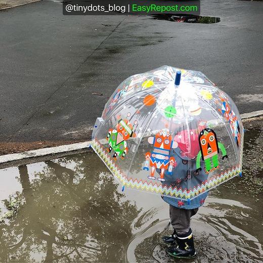 【透明雨伞】法国DJECO 儿童透明雨伞 可爱手绘ins风小雨伞 商品图7
