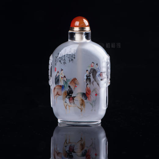 【丽人行】水晶内画鼻烟壶-ZX2106052 商品图0