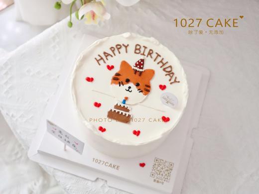 1027CAKE |  手绘蛋糕 ins风  小猫咪 商品图2
