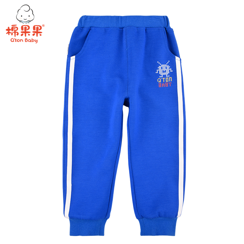 商场同款棉果果春春秋季男童双面布运动长裤M312200421447