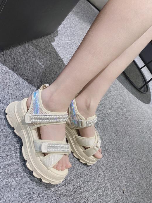 2021夏季新款休闲松糕增高凉鞋X21BG24291 商品图1