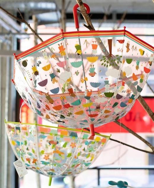 【透明雨伞】法国DJECO 儿童透明雨伞 可爱手绘ins风小雨伞 商品图9