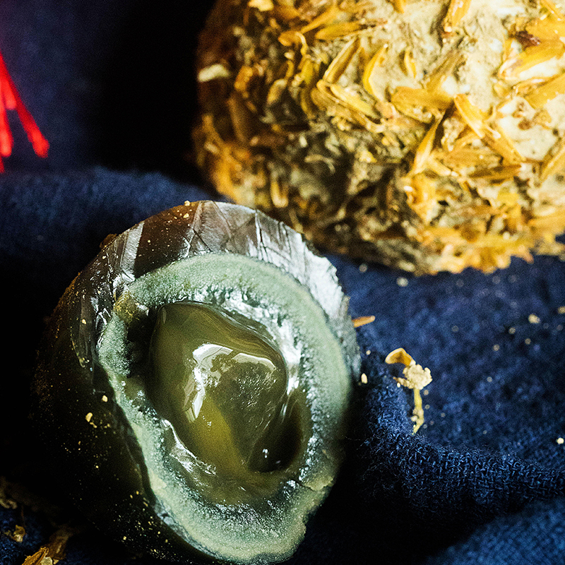 【9.9秒杀】【国潮双蛋礼盒】非遗手绘款 | 溏心绿茶皮蛋+流沙红泥咸鸭蛋 松花蛋咸蛋组合 家庭装/礼盒装