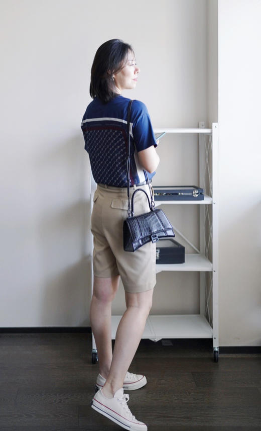 可盐可御女人味 前短后长丝光棉真丝T恤大T恤女 商品图6