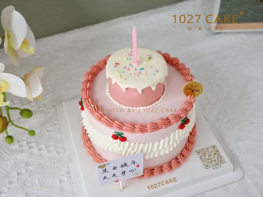 1027CAKE | 复古ins 简约风 小双层 商品图1