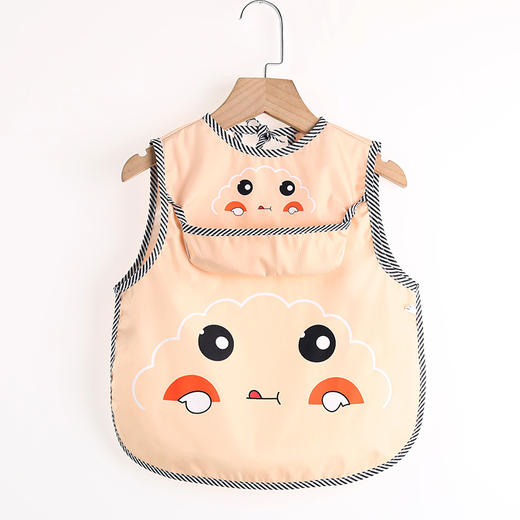 【0-6岁宝宝防水罩衣】薄款透气  反穿款儿童婴儿防水围裙护衣围兜 商品图5