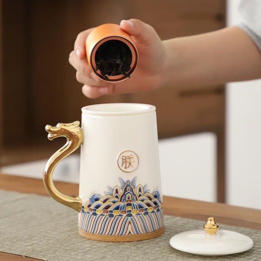 朕的茶器-羊脂玉瓷单杯 商品图0