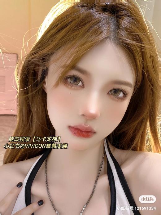 《镇店款》Agenscolor-马卡龙棕色 14.5mm【年抛 0-1000度 无525/575度】 商品图6