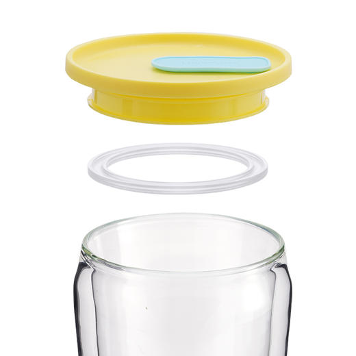 乐扣乐扣吸管杯ins风带吸管水杯女双层耐热玻璃杯大容量少女心  LLG919 商品图4