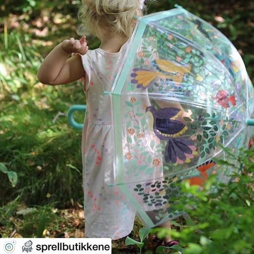 【透明雨伞】法国DJECO 儿童透明雨伞 可爱手绘ins风小雨伞 商品图6