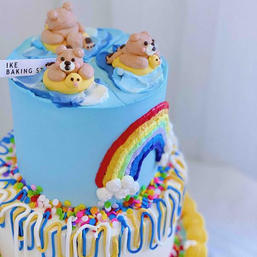 ins 小熊 | 立体手绘（奶油霜抹面） 商品图2