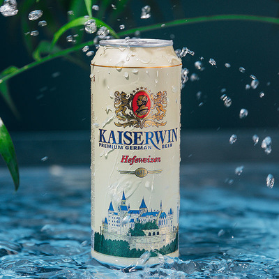 凯撒啤酒kaiserdom德国进口啤酒小麦白啤 凯撒白啤500ml