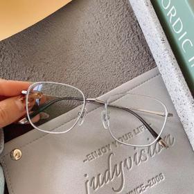 客配 男士银色钛金属350/325度 1.61进口镜片