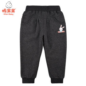 商场同款棉果果春秋季女童大毛圈针织长裤M322200221488