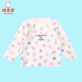 商场同款棉果果秋季女童氨棉棉毛长袖套头T恤M322140221504