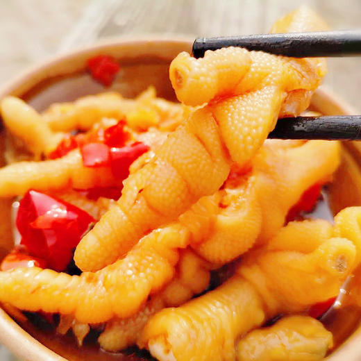 3袋特惠柠檬剁椒无骨鸡爪250g袋每周五发货