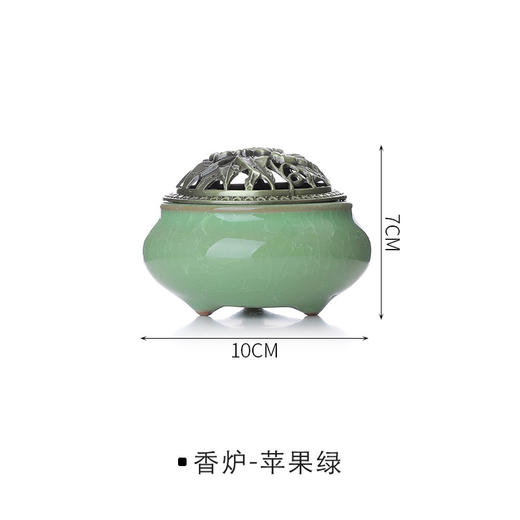 【赠香炉】艾草蚊香驱蚊檀香沉香盘香家用室内熏香厕所除臭卫生间香薰 商品图6