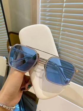 客配 双梁银框+蓝色片 参考度数225/200度