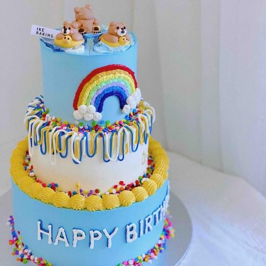 ins 小熊 | 立体手绘（奶油霜抹面） 商品图1