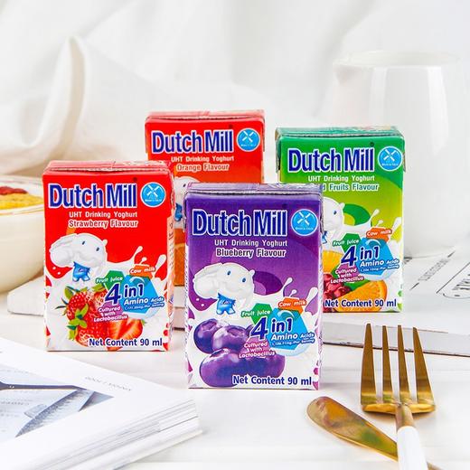 泰国达美果味酸奶饮品90ml*4支 混合味/蓝莓味/草莓味/橙味香甜果汁融入酸奶 024486/024487/024488/024489 商品图2