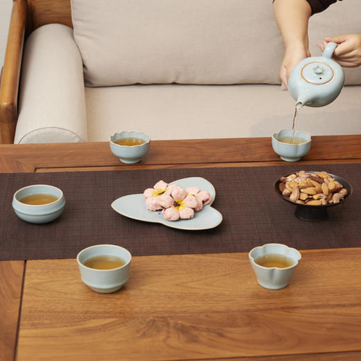 【采购专享】宫里的世界&可美汝谣  五福汝瓷主人杯  礼盒装 商品图4