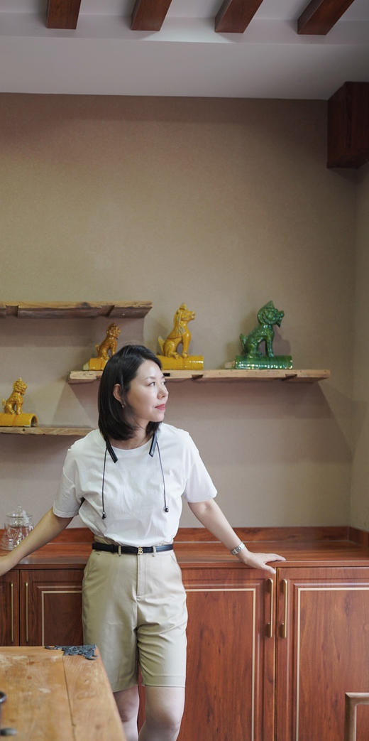 可盐可御女人味 前短后长丝光棉真丝T恤大T恤女 商品图5