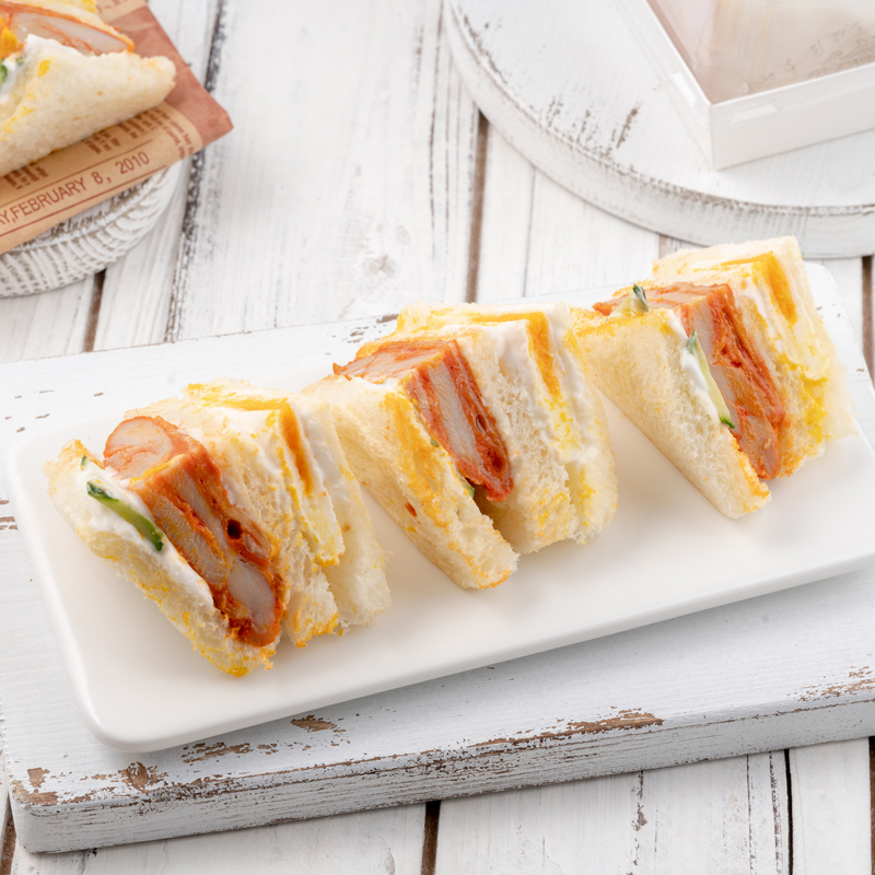 奥尔良鸡腿排三明治 早餐好搭档