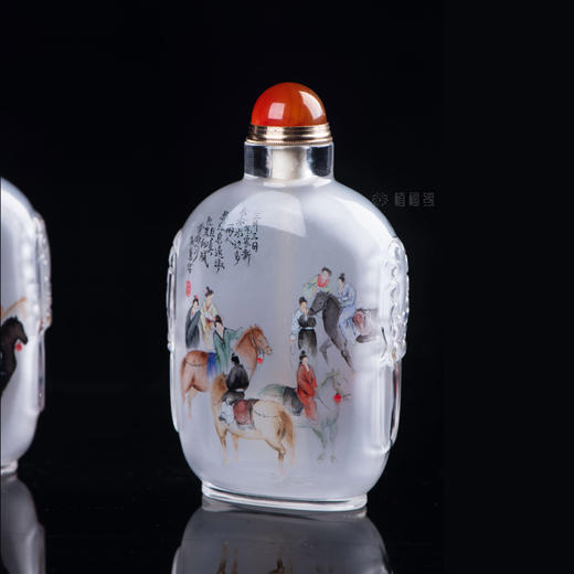 【丽人行】水晶内画鼻烟壶-ZX2106052 商品图6