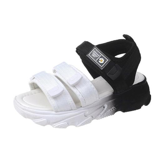 【夏季松糕软厚底凉鞋】女ins潮魔术贴女鞋 商品图5