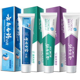 【口腔护理】云南白药益生菌超值套装清新口气缓解异味超值3支装440g