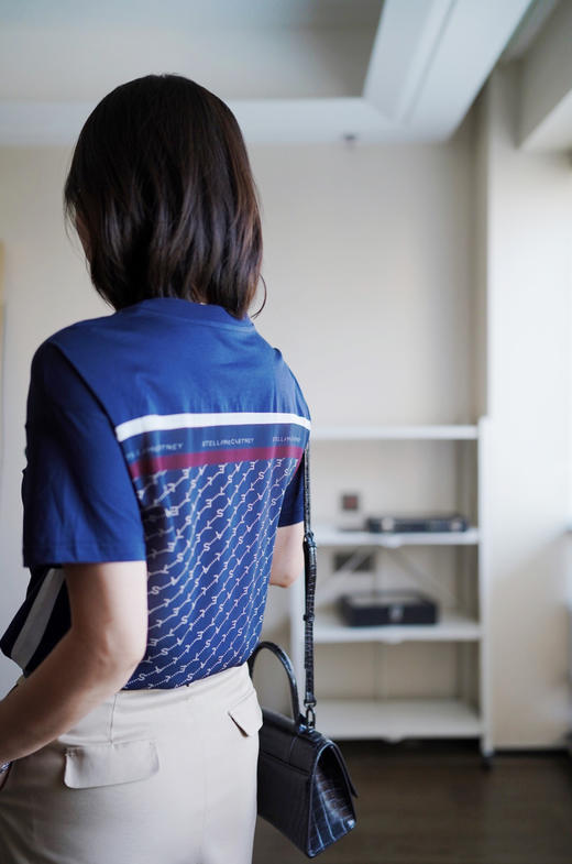 可盐可御女人味 前短后长丝光棉真丝T恤大T恤女 商品图7