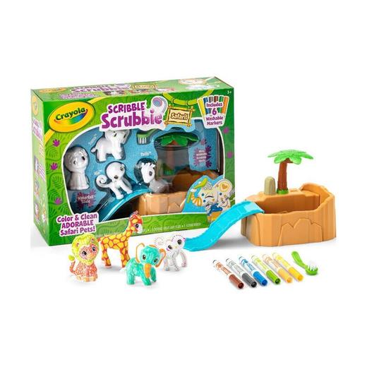 美国Crayola绘儿乐百变泡泡宠物浴室套装可水洗水彩笔涂鸦公仔宠物礼盒 商品图3