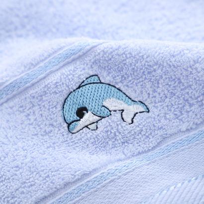 【超值5条装】纯棉儿童绣花洗脸巾成人小毛巾童巾男女家用宝宝洗澡巾 商品图5