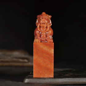 西泠印社【手工定制】西泠红狮纽印章