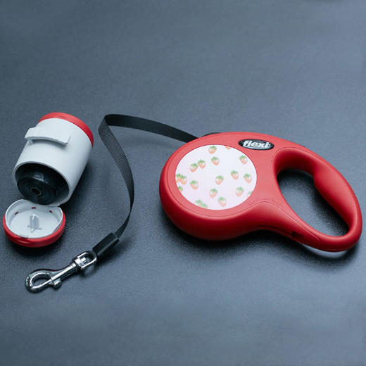 福莱希草莓款福莱希狗狗牵引绳外星人自动伸缩狗链子泰迪金毛大中小型犬遛狗绳 商品图0