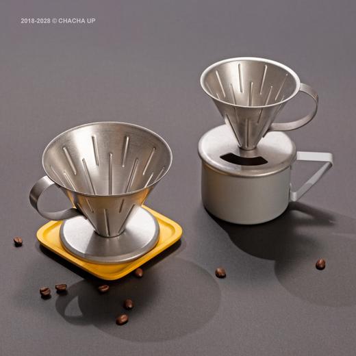 职人手作不锈钢咖啡滤壶小号 商品图0