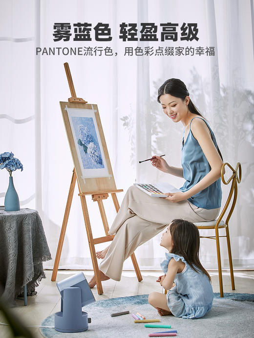 日本家奈迷你空气循环扇桌面小电风扇家用静音对流台式涡轮摇头扇 商品图1