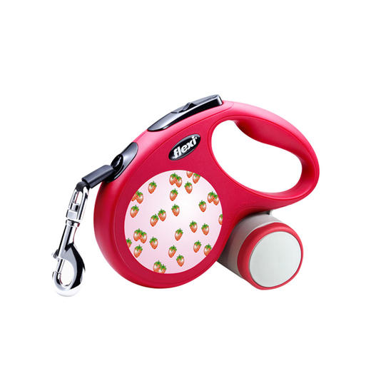 福莱希草莓款福莱希狗狗牵引绳外星人自动伸缩狗链子泰迪金毛大中小型犬遛狗绳 商品图3