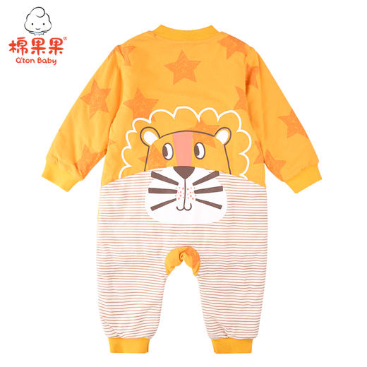 商场同款棉果果秋季新品男童氨棉汗布夹棉连体衣连身衣哈衣M312722821469 商品图3