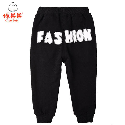 商场同款棉果果春春秋季男童大毛圈拼接长裤M312200221471 商品图1