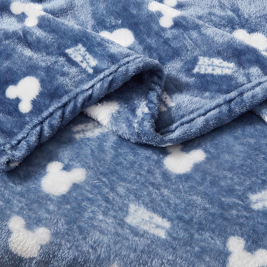 迪士尼 蓝色梦想米奇雪绒毯 100*110cm【CZ】 商品图3