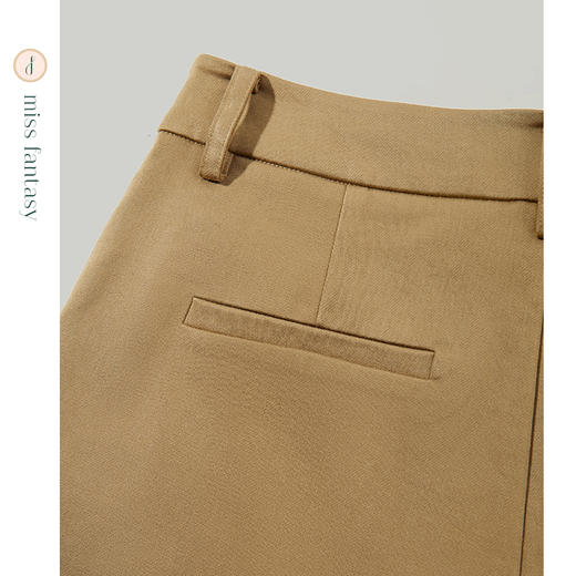 卡其棕百慕大直筒短裤FB262716 商品图7