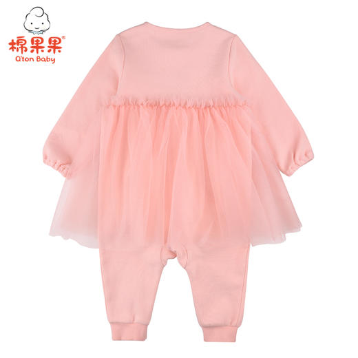 商场同款棉果果秋季女童氨棉棉毛公主风套头连体衣连身衣哈衣M322727221514 商品图2